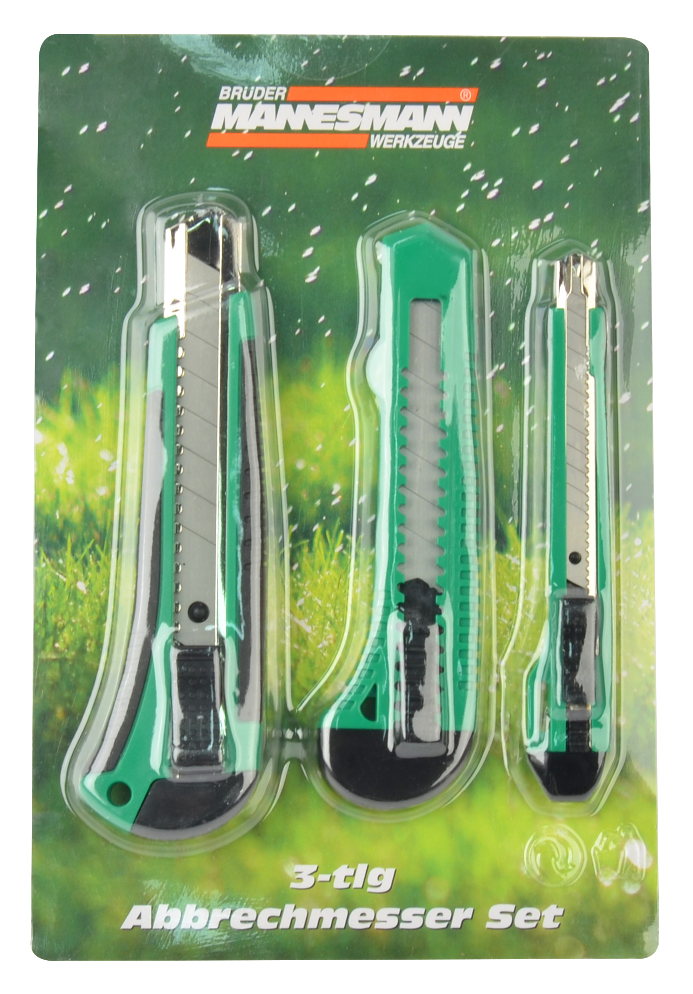 Brüder Mannesmann Afbreekmes set 3 dlg - 60140