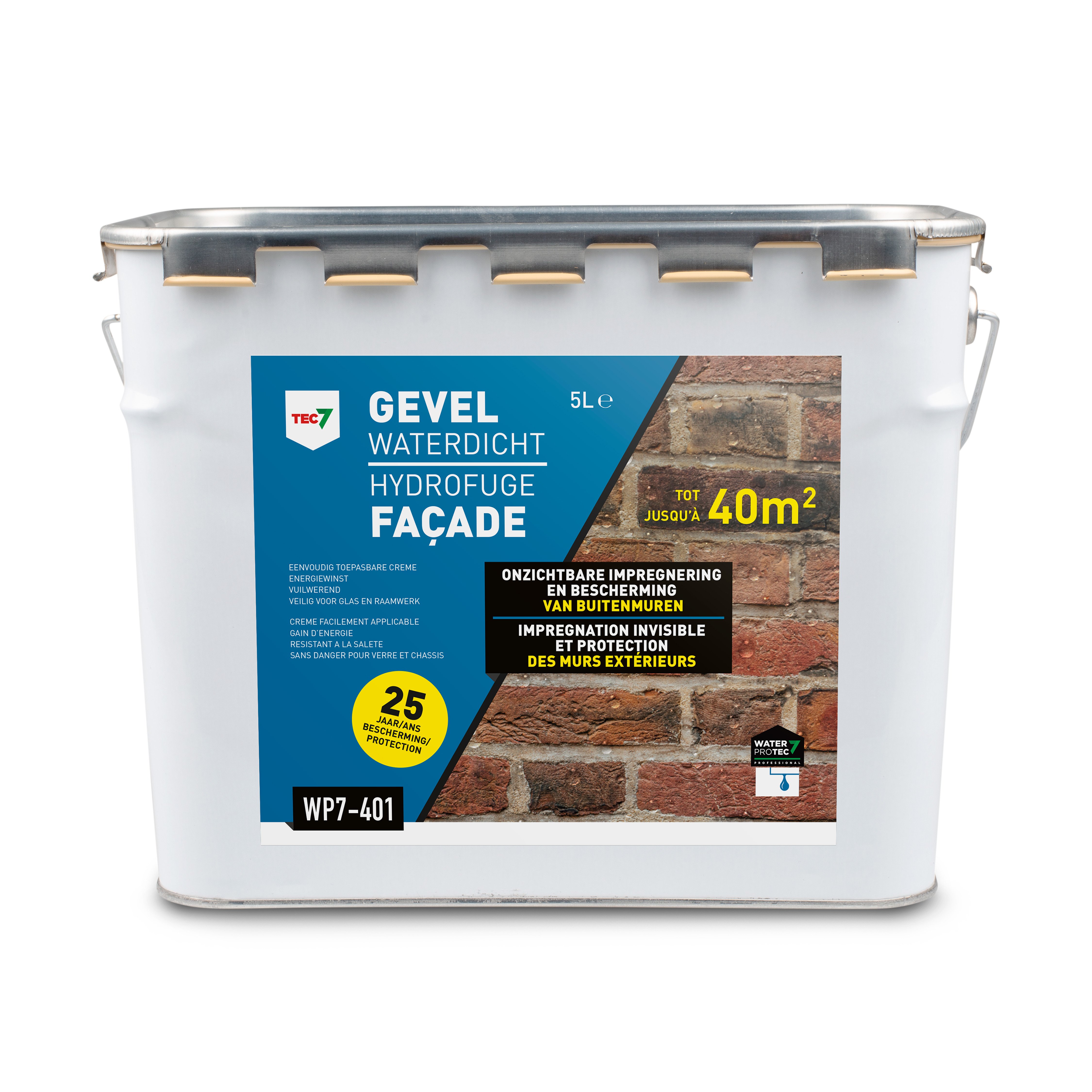 Tec7 WP7-401 Gevel Waterdicht emmer 5L - 602050000 - 602050000