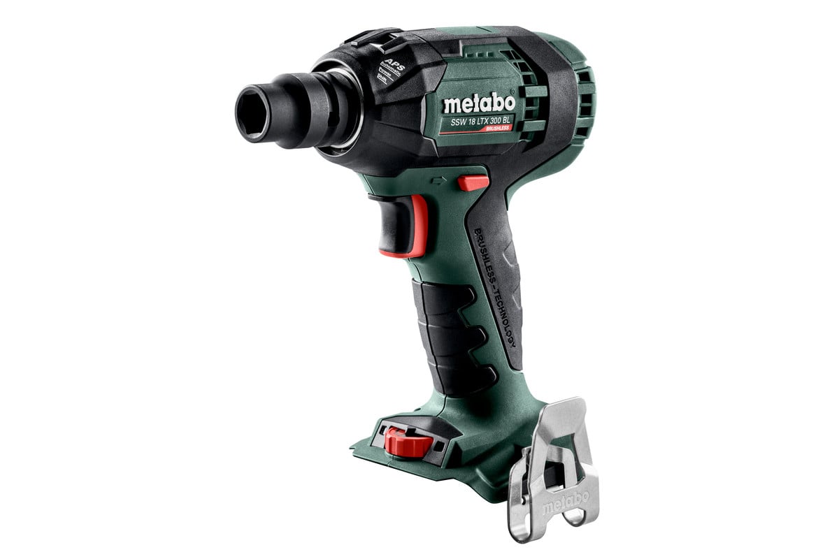 Metabo SSW 18 LTX 300 BL 18V Li-Ion Accu slagmoersleutel body in Metaloc - 300Nm - 1/2" - koolborstelloos | 602395840 - 602395840