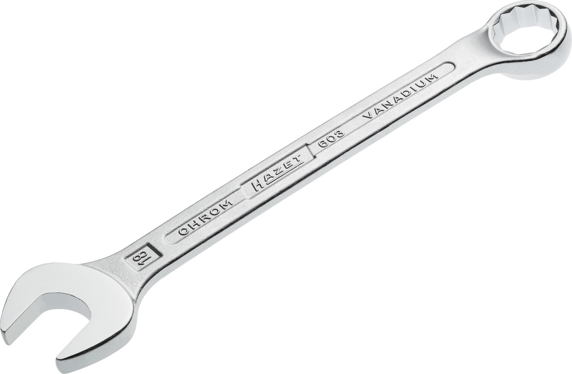 HAZET Ringsteeksleutel 603-18 · Buitentwaalfkant tractieprofiel · SW 18 mm