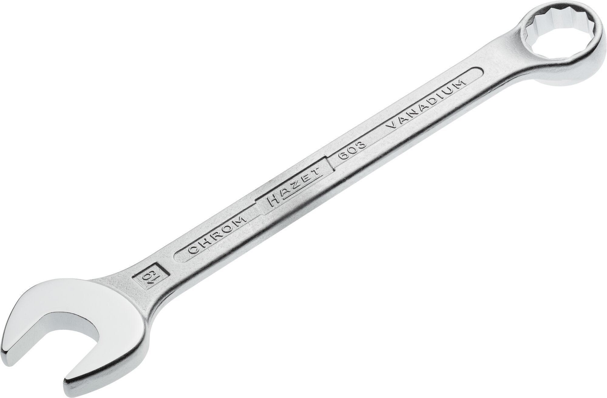 HAZET Ringsteeksleutel 603-19 · Buitentwaalfkant tractieprofiel · SW 19 mm