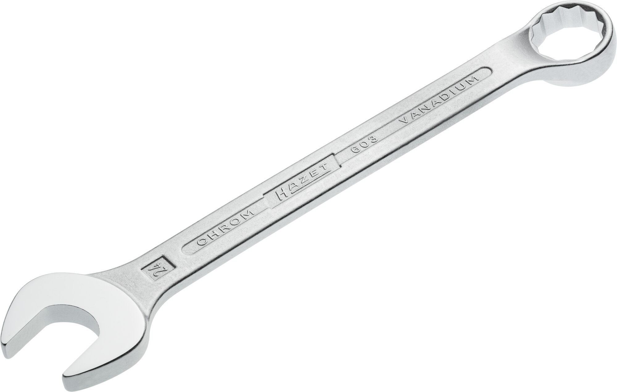 HAZET Ringsteeksleutel 603-24 · Buitentwaalfkant tractieprofiel · SW 24 mm