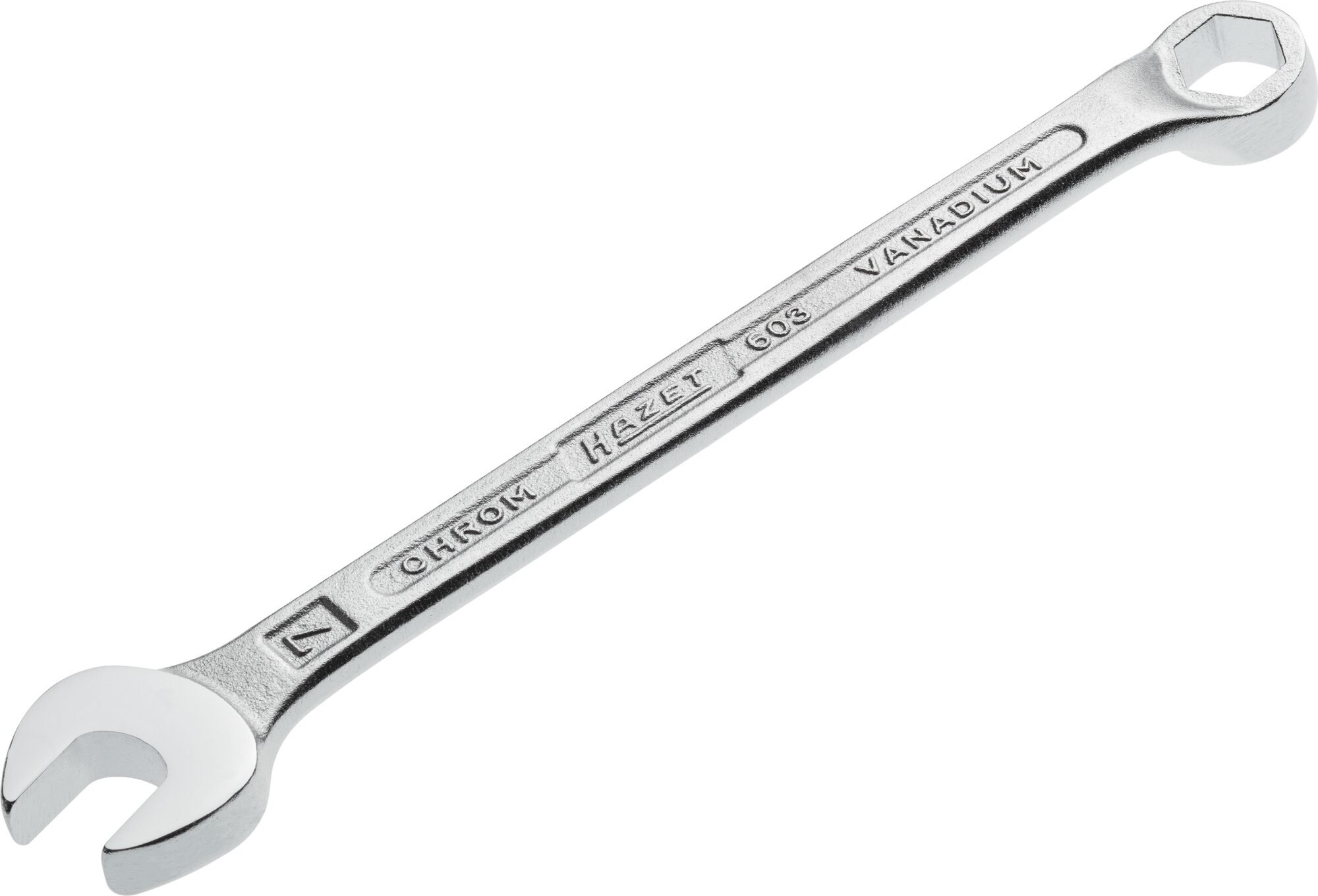 HAZET Ringsteeksleutel 603-7 · Buiten-zeskant-tractieprofiel · SW 7 mm