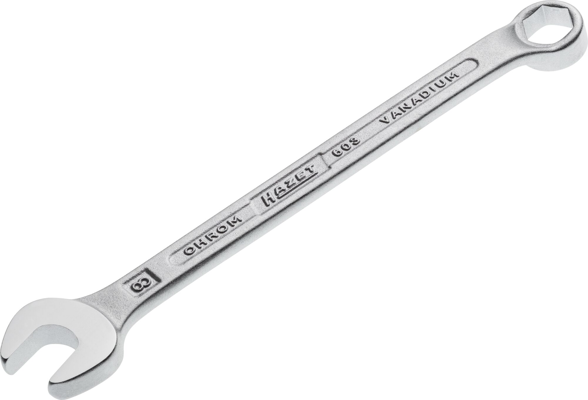 HAZET Ringsteeksleutel 603-8 · Buiten-zeskant-tractieprofiel · SW 8 mm