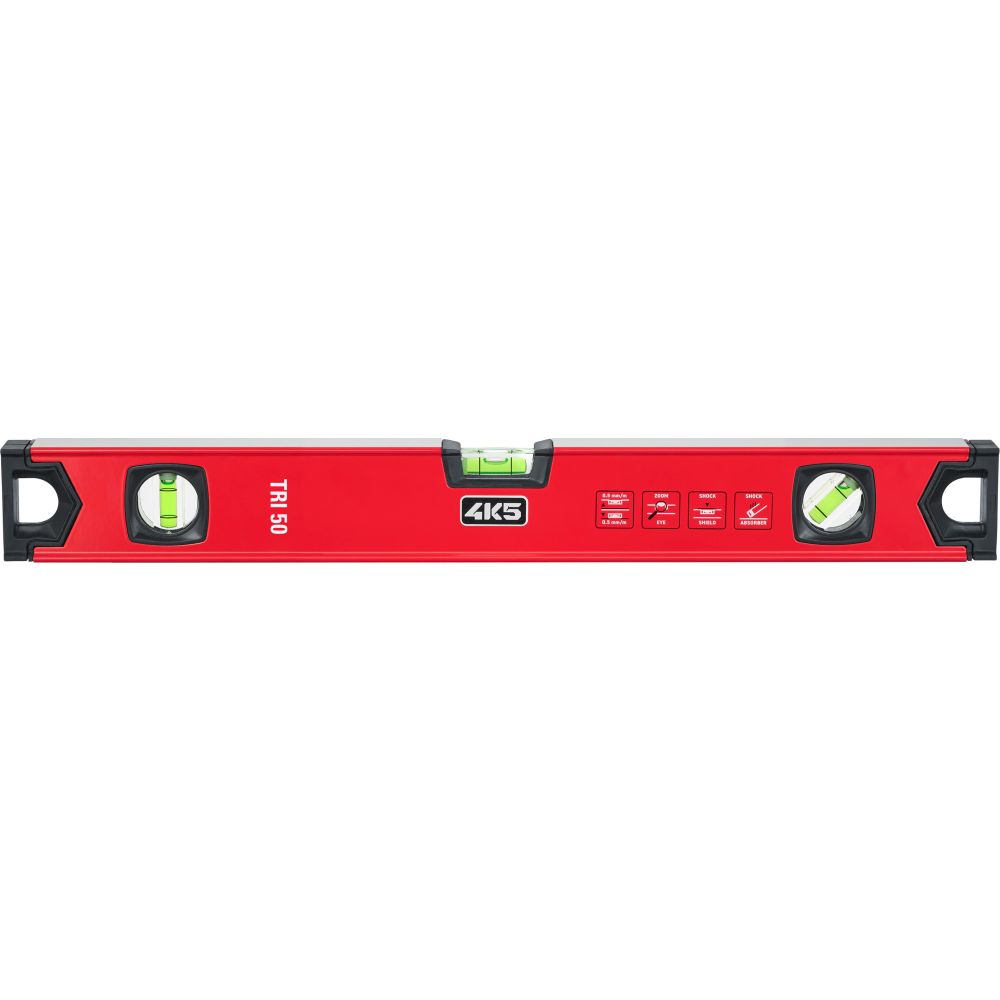 4K5 Tools TRI 50 Waterpas met 45°-libel | 50 cm 603.115-50