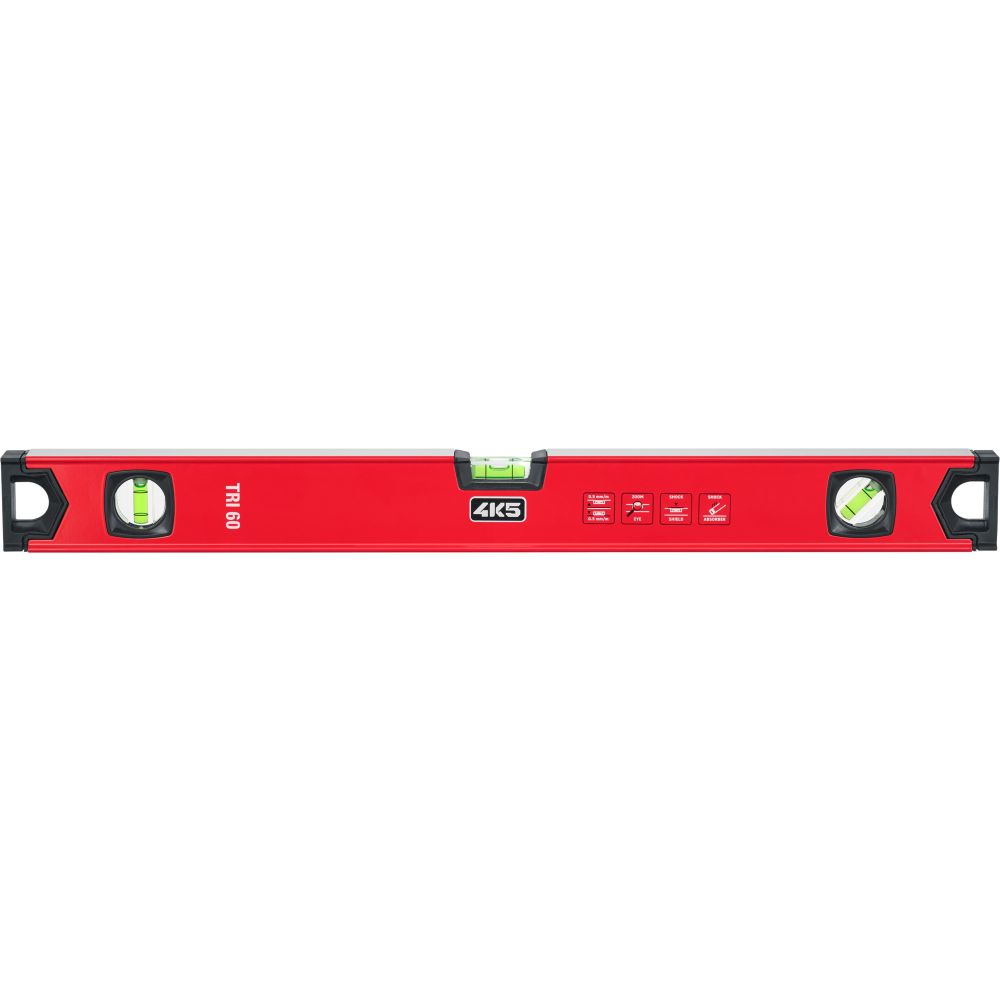 4K5 Tools TRI 60 Waterpas met 45°-libel | 60 cm 603.115-60