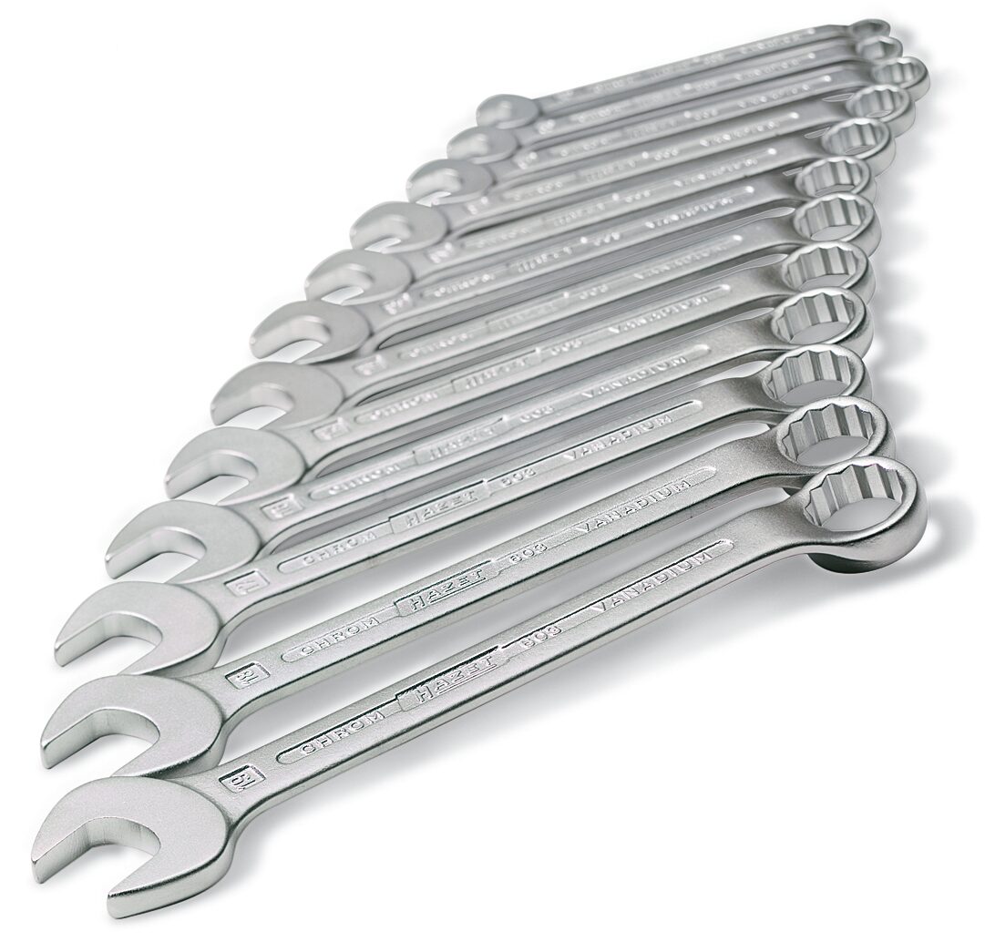 HAZET Ring-steeksleutelset 603/17N - Buitentwaalfkant tractieprofiel - 17-delig - 7 - 27
