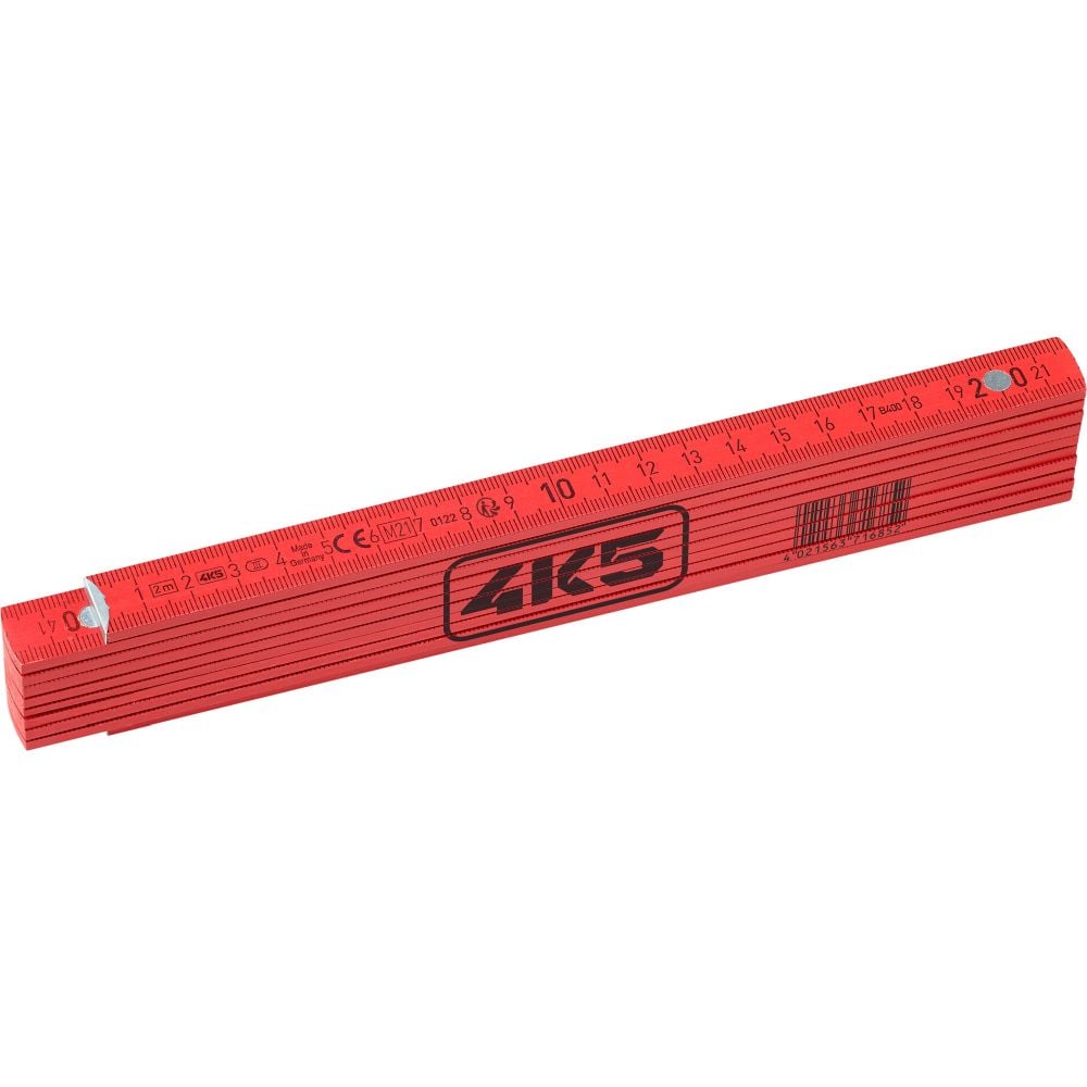 4K5 Tools FR2R Stabiele duimstok met hoekmeter 606.101-2