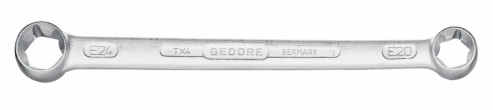 Gedore Ringsleutel plat Torx E14xE18 - 6060140