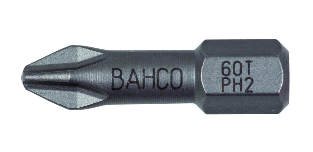 Bahco 10xbits ph2 25mm 1/4" torsion | 60T/PH2
