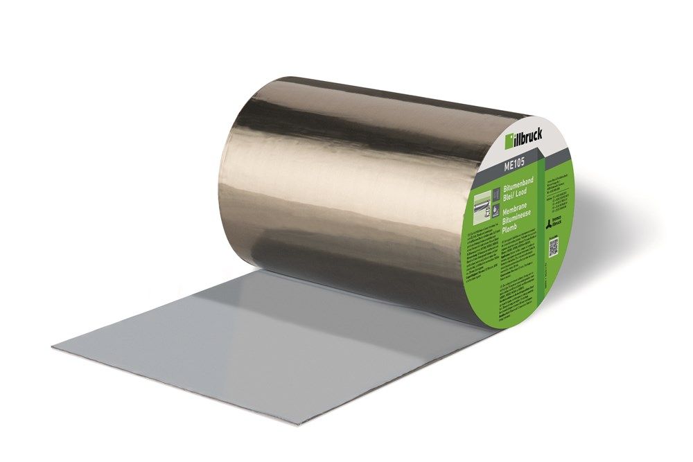 Illbruck ME105 | Bitumenband | Lood | 5 cm | 1 rol a 10 meter - ME105329634