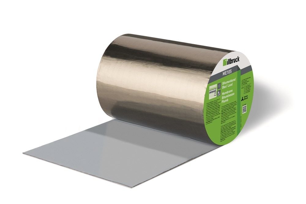 Illbruck ME105 | Bitumenband | Lood | 30 cm | 1 rol a 10 meter - ME105329632
