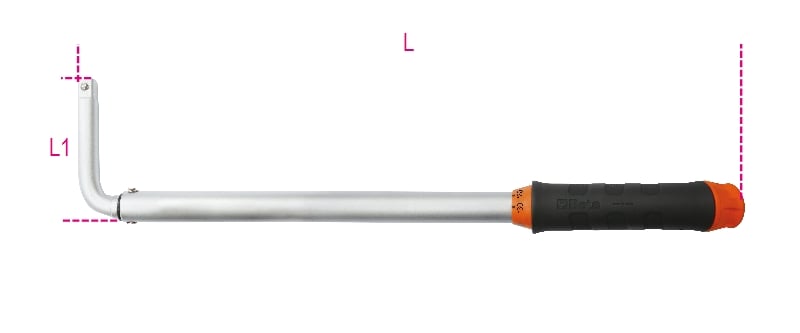 Beta 610L/5L-Gebogen Momentsleutel - 006100150