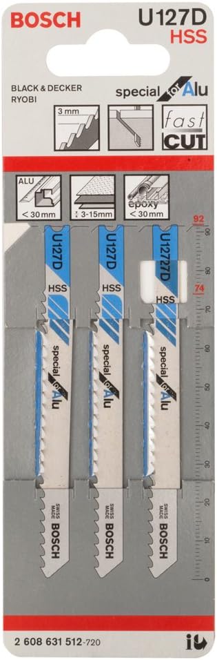 Bosch Accessoires Decoupeerzaagblad U 127 D Special for Alu 3st - 2608631512