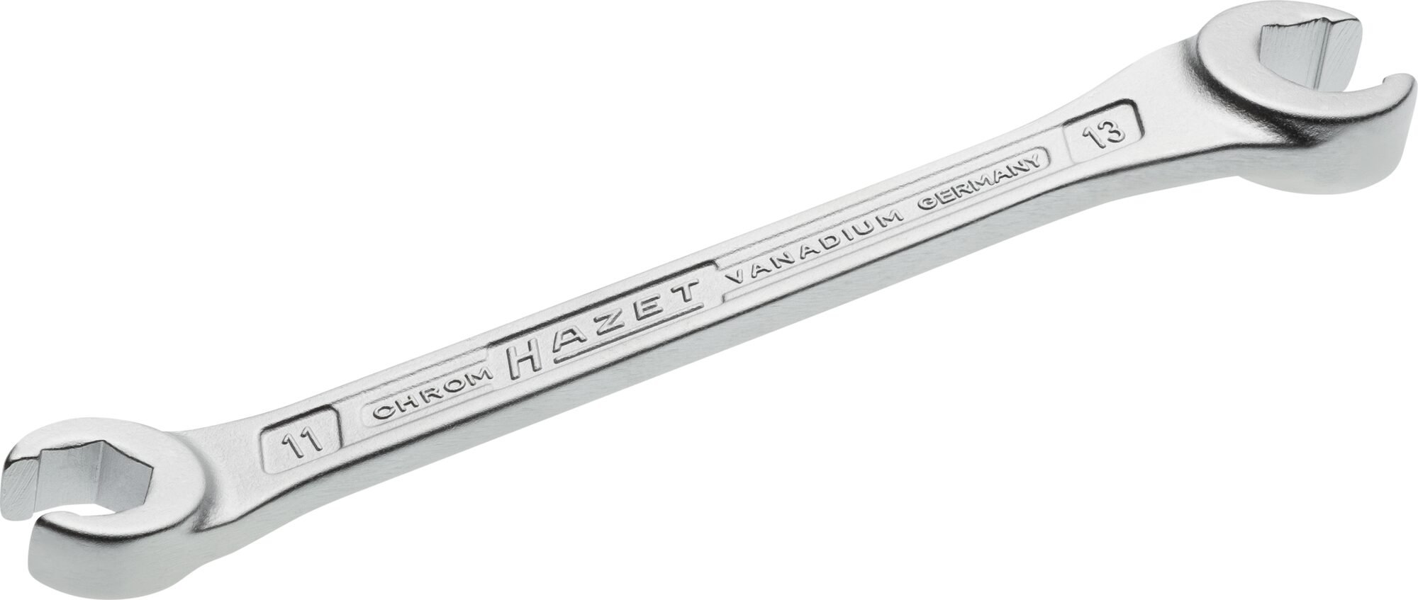 HAZET Dubbele ringsleutel · open 612-11X13 · Buiten-zeskant-profiel · SW 11 x 13 mm