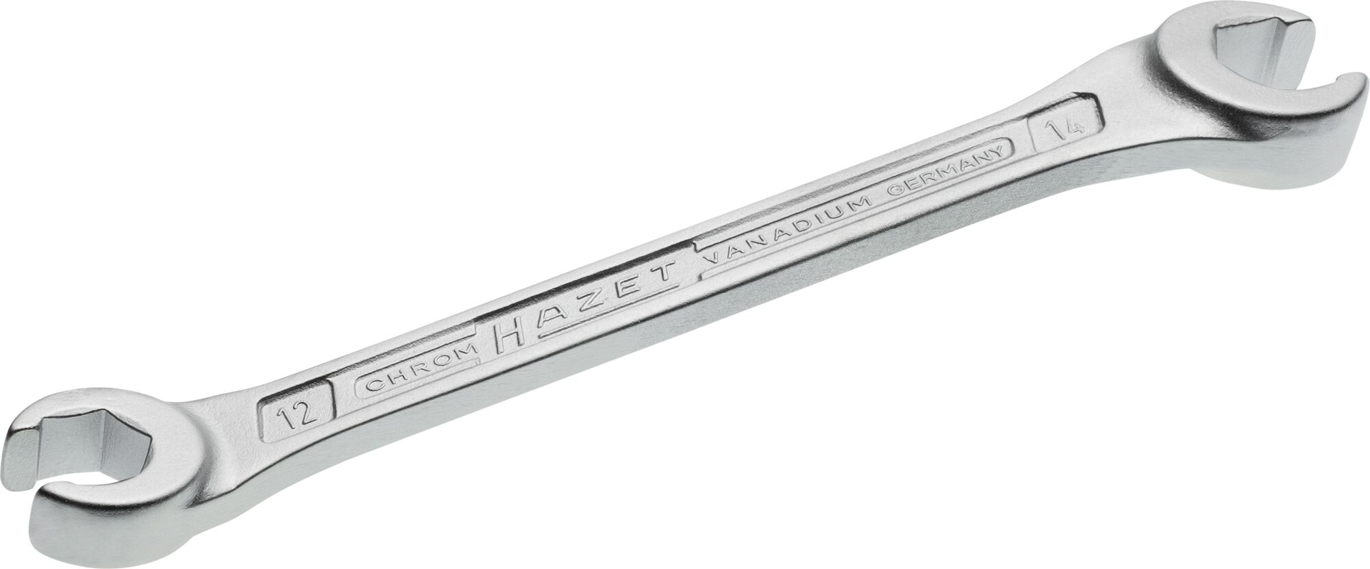 HAZET Dubbele ringsleutel · open 612-12X14 · Buiten-zeskant-profiel · SW 12 x 14 mm