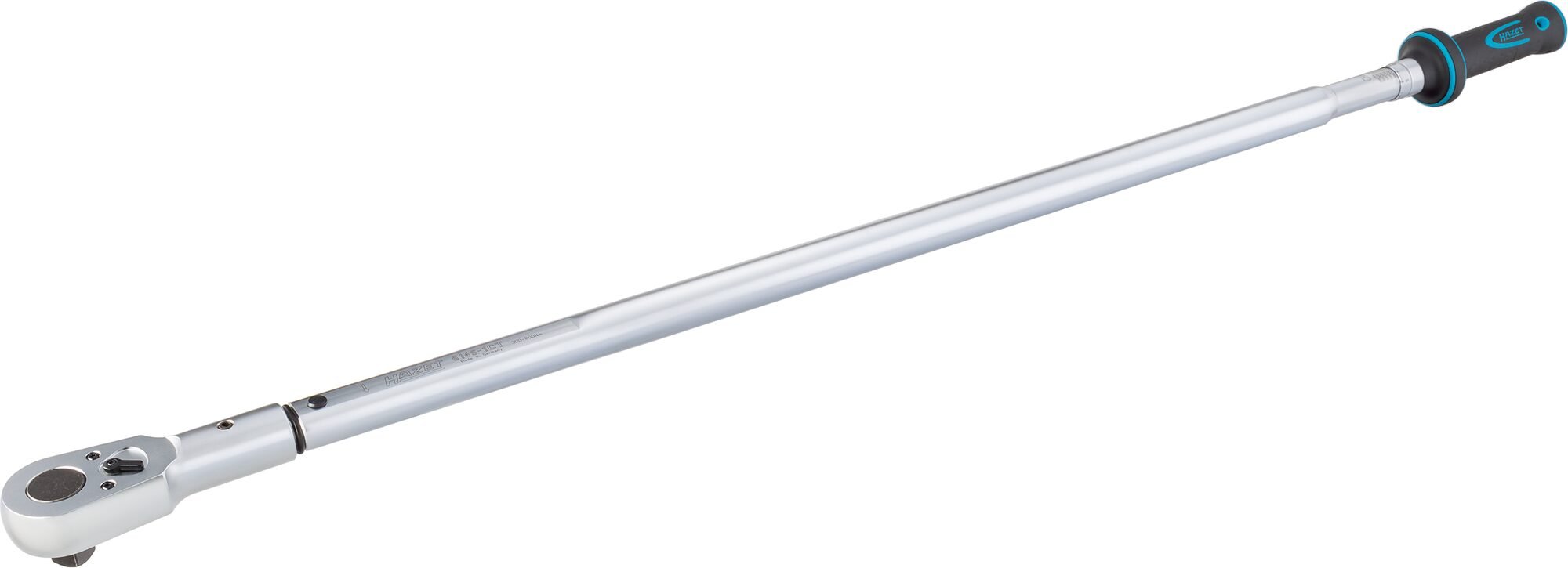 HAZET Momentsleutel 6145-1CT - Draaimomentbereik min-max: 300 - 800 Nm - Nauwkeurigheid: 2% - 3/4 inch (20 mm) vierkant massief - Lengte: 1283 mm