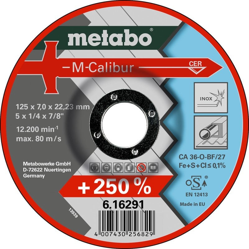Metabo Accessoires M-Calibur Afbraamschijf Ø 180x7,0x22,23 mm - 25 stuks - 616292000