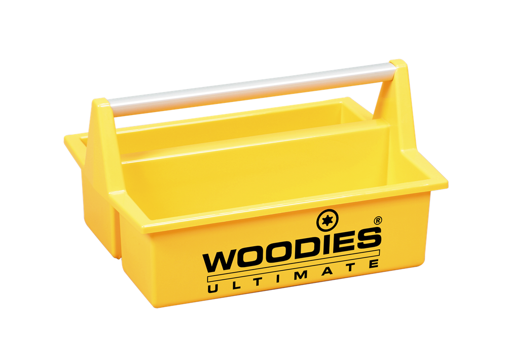 Woodies Ultimate draagkist geel leeg handgreep, bedrukking en etiket | 1 stuk - 61999023