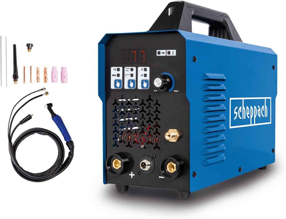 Scheppach WIG100 Inverter TIG/MMA | 100A - 5906611901