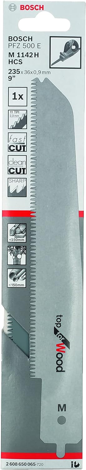 Bosch Accessoires Reciprozaagblad M 1142 H voor Bosch multizaag PFZ 500 E - 2608650065