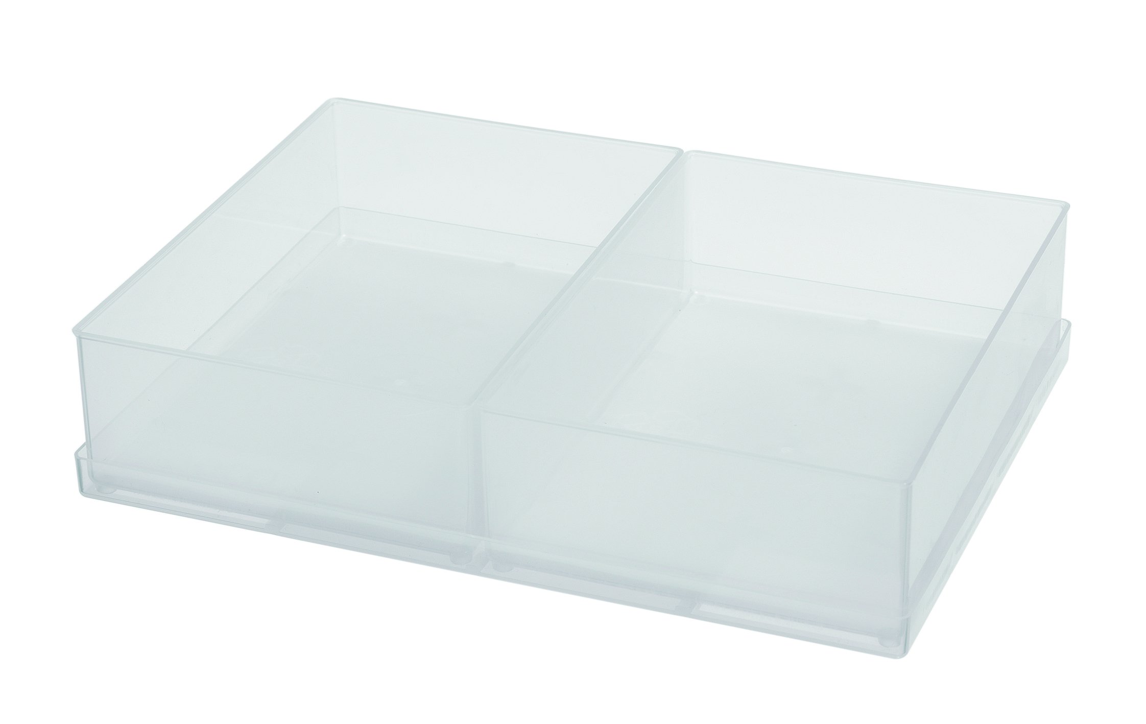 Raaco Indelingsset | 2-delig transp. | B.109xD.57xH.47mm (enkel inzetstuk) | v.nr.871325-871332,871545-871552 e.a. | 12 stuks - 136495 136495