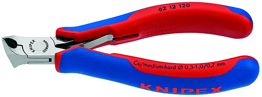 Knipex Elektronica-voorsnijtang met schuine kop Uitvoering Elektronica-voorsnijtang met schuine kop 