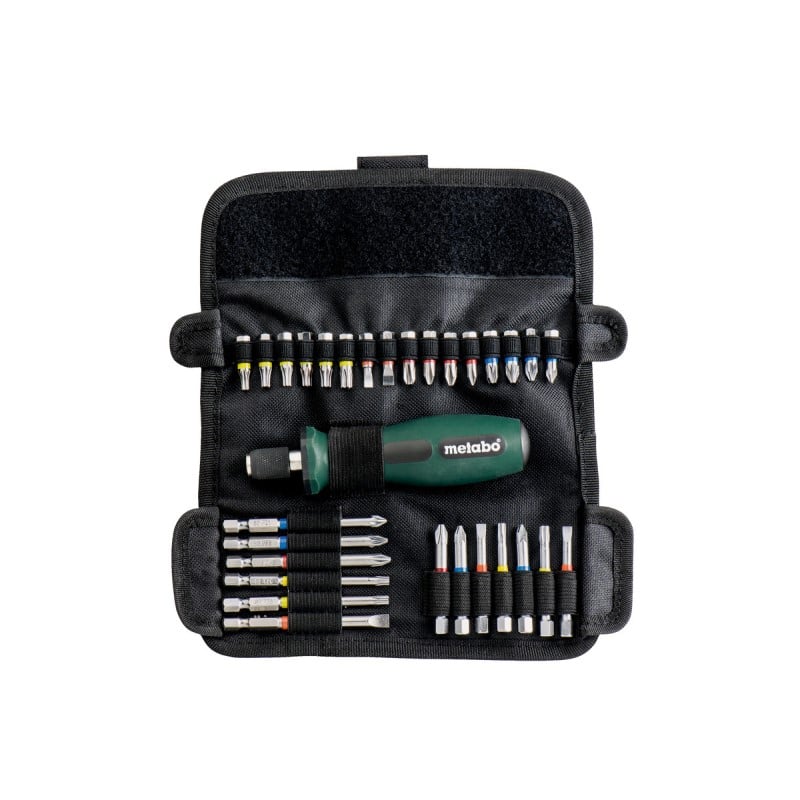 Metabo Accessoires Bitset met handgreep | 30- delig | in roltas | 626726000 626726000