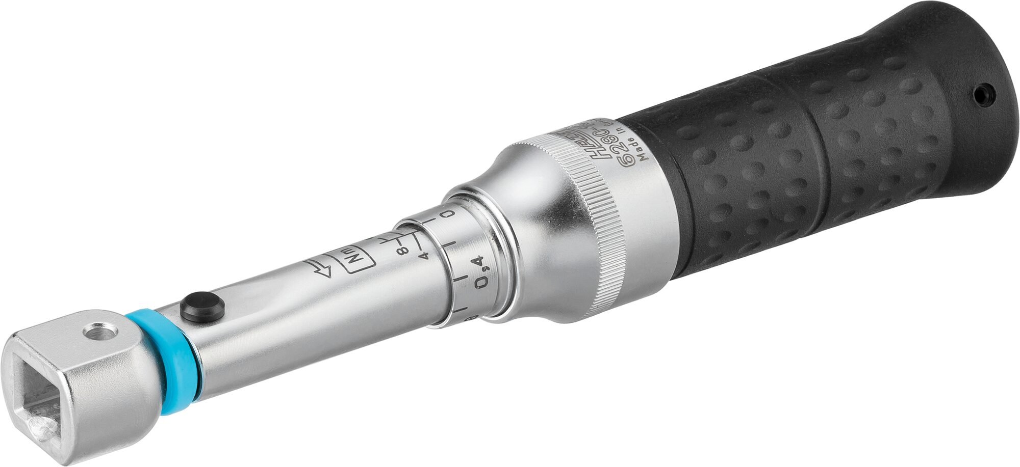 HAZET Momentsleutel 6280-1CT - Draaimomentbereik min-max: 2 - 10 Nm - Nauwkeurigheid: 2% - 9 x 12 mm insteekvierkant hol - Lengte: 181 mm