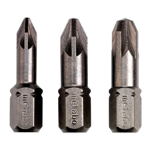 Metabo Accessoires Bits | Pozidriv PZ 1/ 2 / 3 | Torsion (3 st.) - 628538000