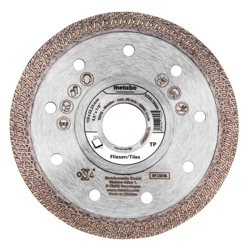 Metabo Accessoires Diamant slijpschijf | Ø 115x22,23mm | "TP" | Fliesen "professional" - 628578000