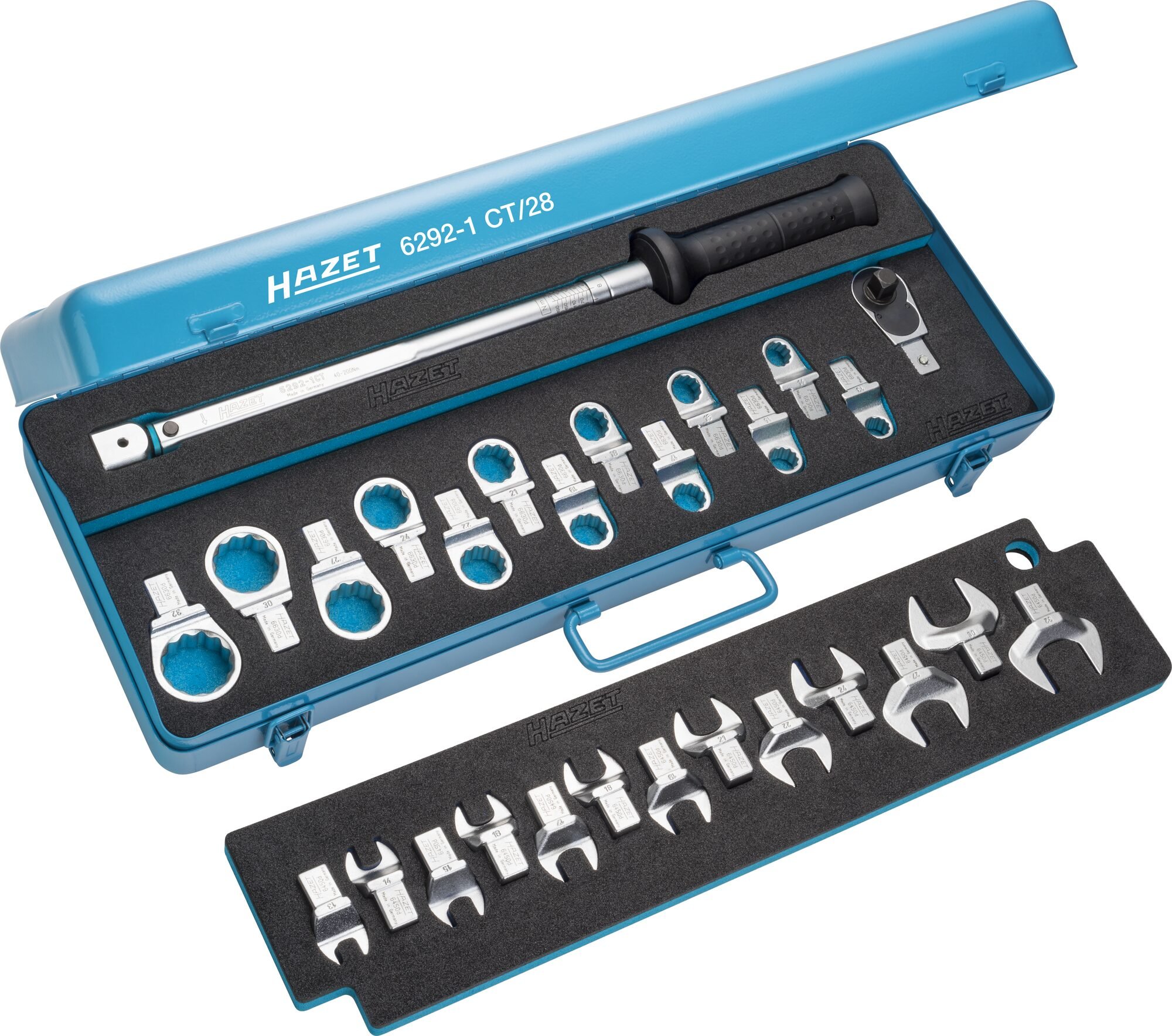 HAZET Momentgereedschapset 6292-1CT/28 - 14 x 18 mm insteekvierkant hol - 28-delig - 13 - 32