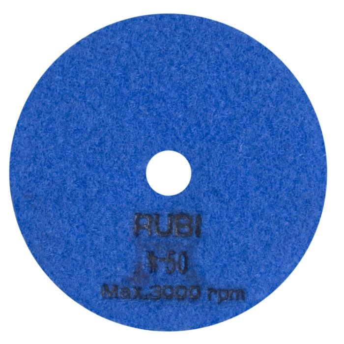 Rubi Schuur- en Polijstpad | Ø100 MM | KORREL #50 - 62970
