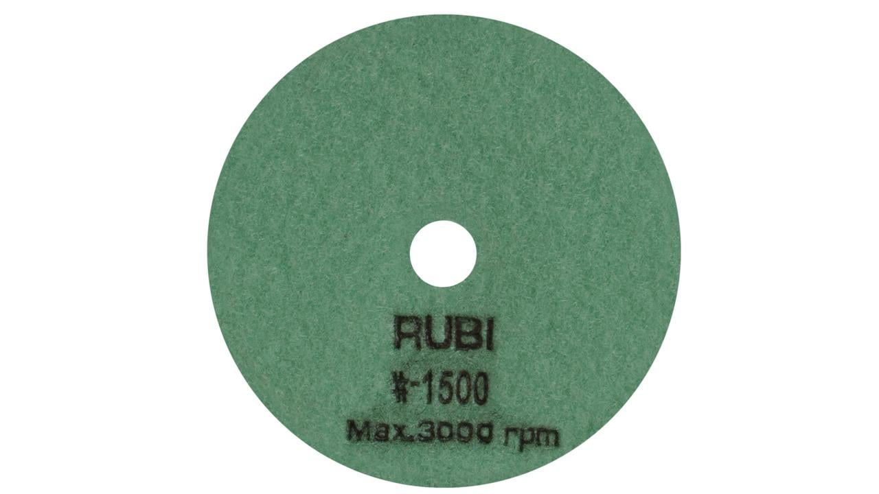 Rubi Diamantblad | 100 mm | Droog Polijsten | Korrelgrootte 1500 62975