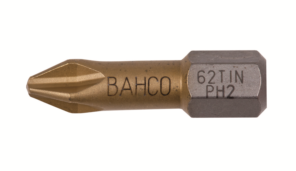 Bahco bit ph1 25mm 1/4" dr tin | 62TIN/PH1