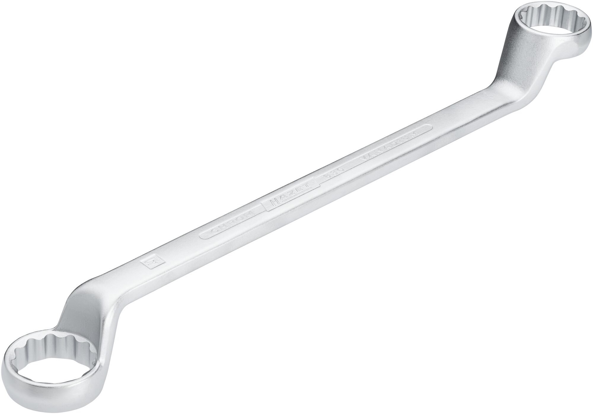 HAZET Dubbele ringsleutel 630-36X41 · Buitentwaalfkant tractieprofiel · SW 36 x 41 mm