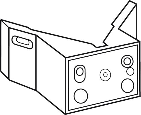 Steinel Hoeksteun EWH 02 wit - 630669