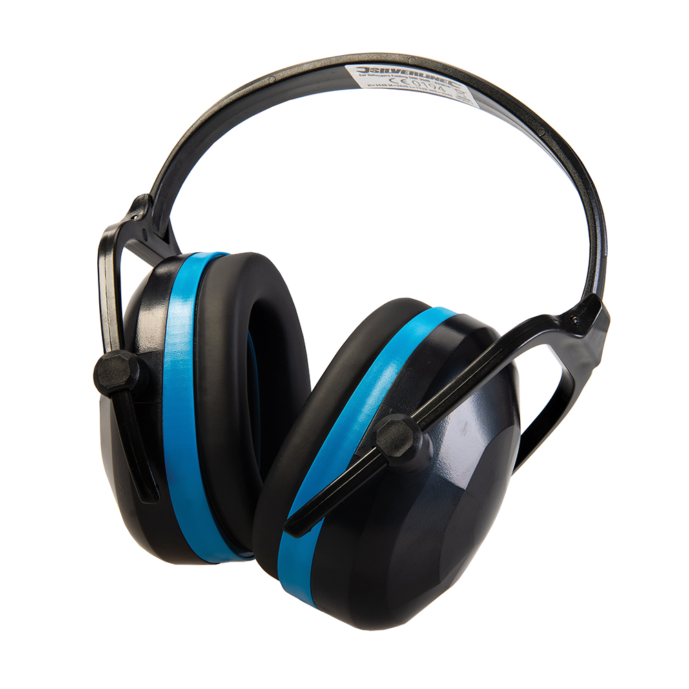 Silverline Vouwbare Gehoorbeschermers - SNR - 30 Decibel