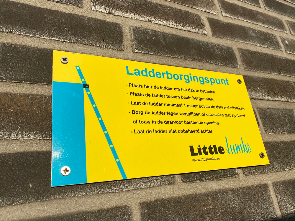 Little Jumbo Aanduidingsbord | Ladderborgingspunt - 1299065909