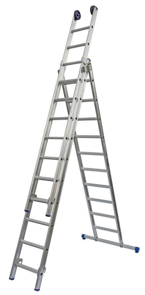SuperPRO Reformladder SuperPRO Recht | 3x8 | Met Stabilisatiebalk | Geanodiseerd - 1250570308
