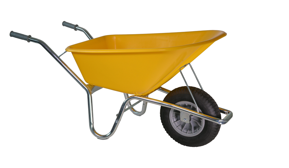 Little Jumbo Bouwkruiwagen | HDPE | Geel | 100 liter - 1251000875