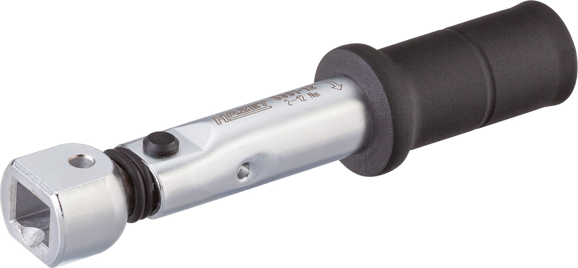 HAZET Momentsleutel 6391-12 - Draaimomentbereik min-max: 2 - 12 Nm - Nauwkeurigheid: 2% - 9 x 12 mm insteekvierkant hol - Lengte: 124 mm