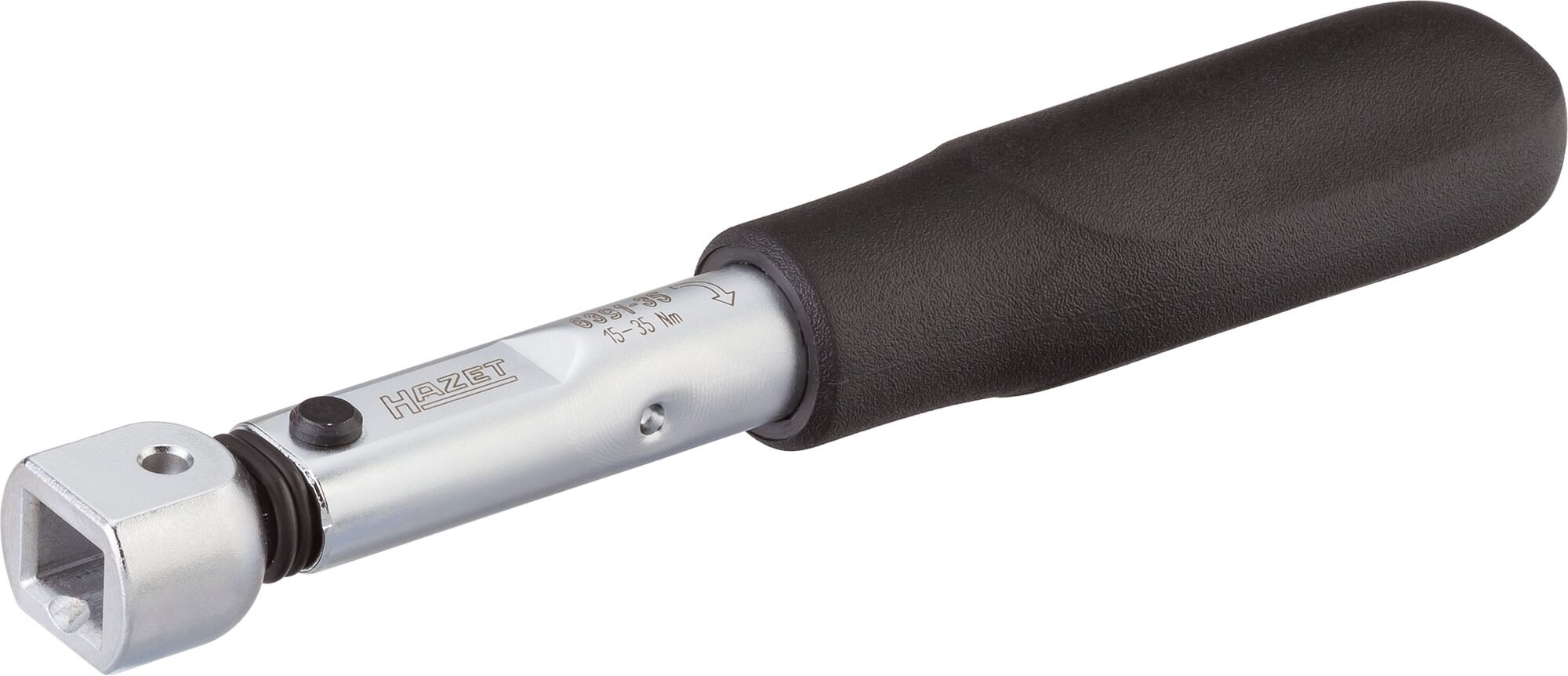 HAZET Momentsleutel 6391-35 - Draaimomentbereik min-max: 15 - 35 Nm - Nauwkeurigheid: 2% - 9 x 12 mm insteekvierkant hol - Lengte: 183 mm