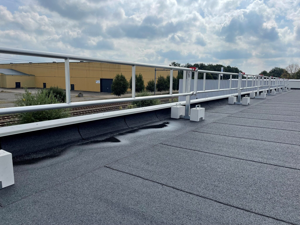 Roof Safety Systems RSS Dakrandbeveiliging Plat Dak Compact | Set 12 Meter - 43831200