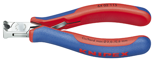 Knipex Elektronica-voorsnijtang met meer-componentengrepen 115 mm - 6402115