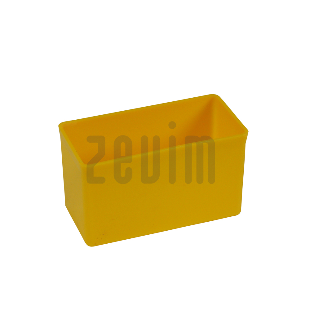 Zevim Inzetbakje | 54 x 108 x 63 mm | Hoog | Geel - 2155214502