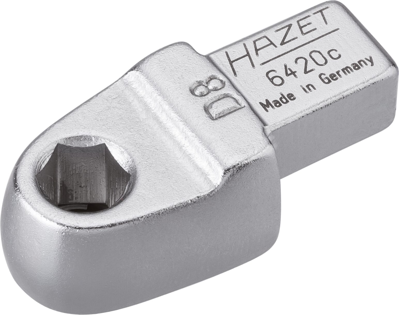 HAZET Insteekhouder voor bits 6420C · 9 x 12 mm insteekvierkant massief · 5/16 inch (8 mm) zeskant hol · Lengte: 41,5 mm