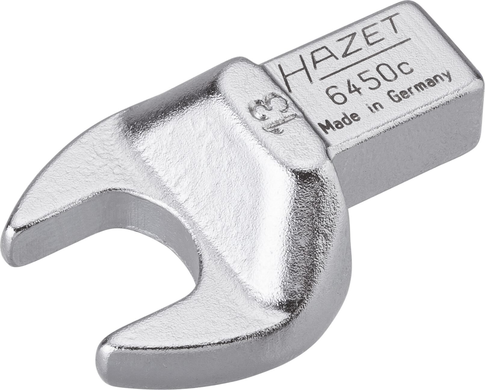 HAZET Insteek-steeksleutel 6450C-13 · 9 x 12 mm insteekvierkant massief · Buiten-zeskant-profiel · SW 13 mm