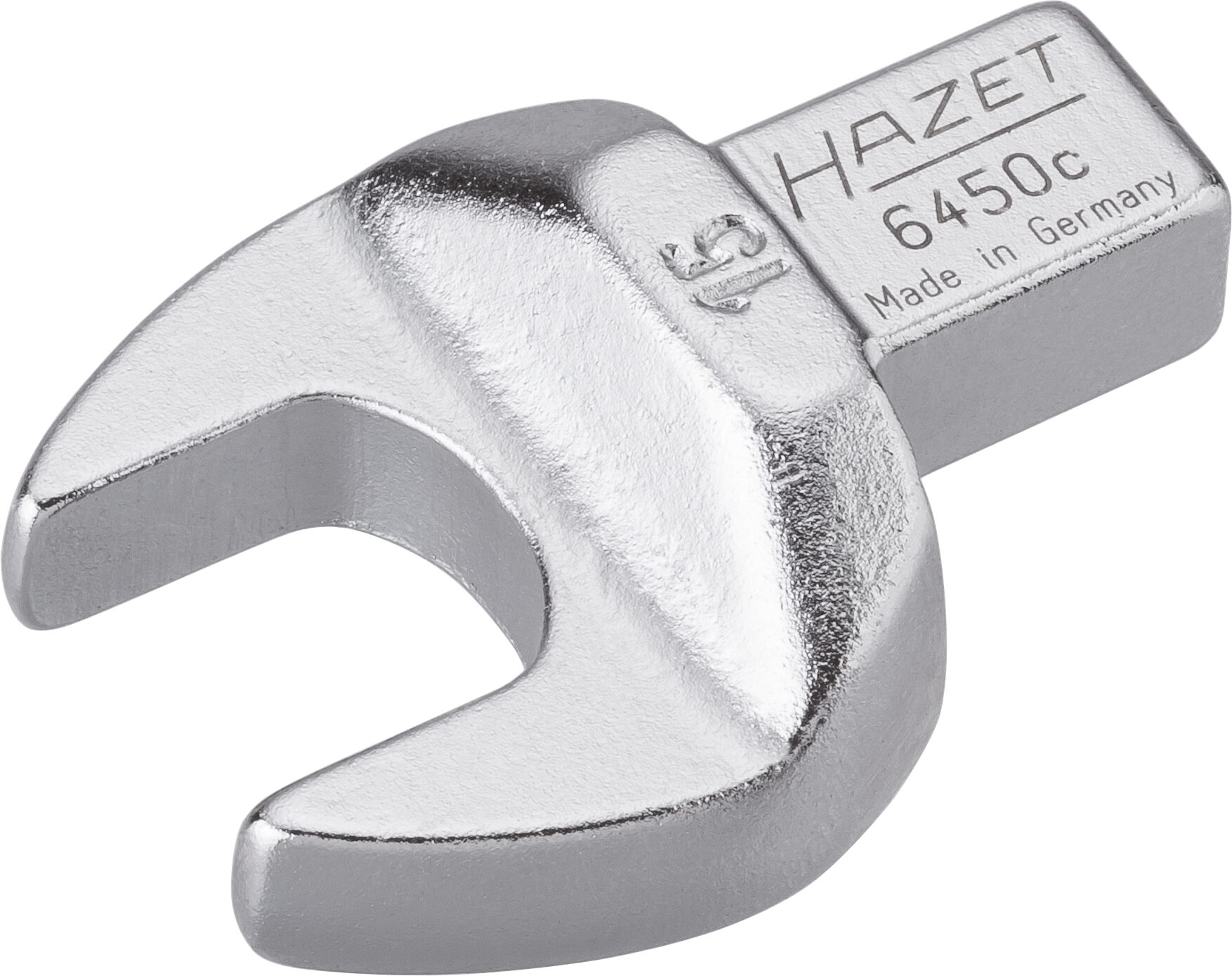 HAZET Insteek-steeksleutel 6450C-15 · 9 x 12 mm insteekvierkant massief · Buiten-zeskant-profiel · SW 15 mm
