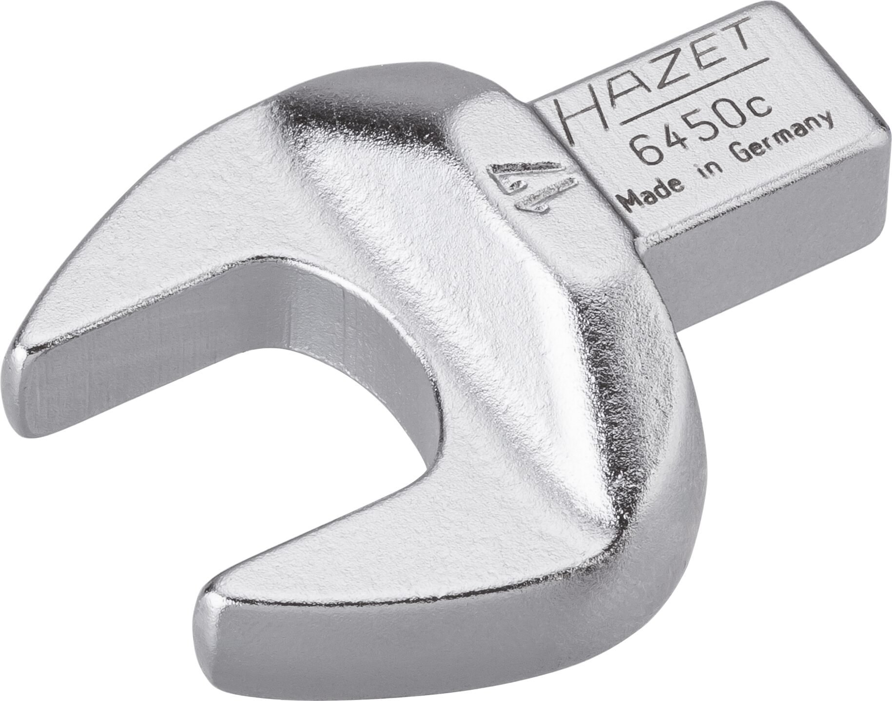 HAZET Insteek-steeksleutel 6450C-17 · 9 x 12 mm insteekvierkant massief · Buiten-zeskant-profiel · SW 17 mm